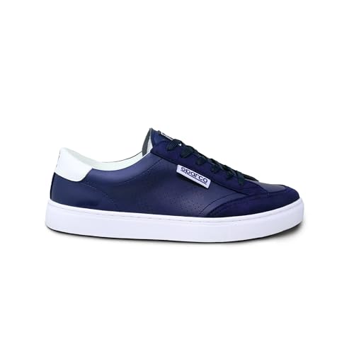 SPARCO - S-Time Sneakers Unisex Smart Casual - Chaussures de Loisirs - Tige en Cuir synthétique - Confort - Semelle en Caoutchouc - Chaussures à la Mode -...