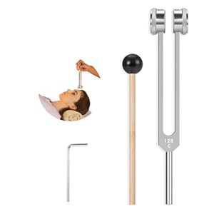 Tuning Fork 128hz with Reflex Hamme...