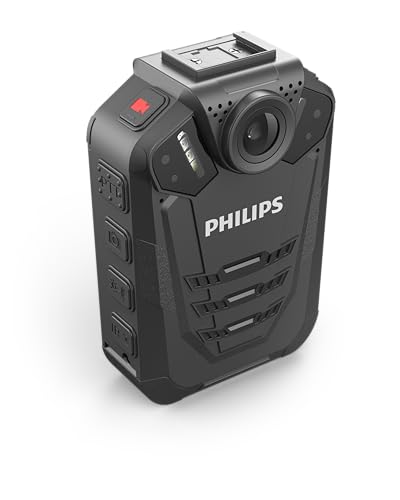 Philips DVT3120 Body-Recorder HD vidéo et Audio Caméra Piéton