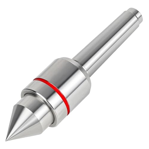 Suoumwa Präzision 60 ° MT2 Morse Taper Heavy Duty Live Center, 2MT Rotary Revolving Mahlen Drehmaschine Werkzeugzentrum