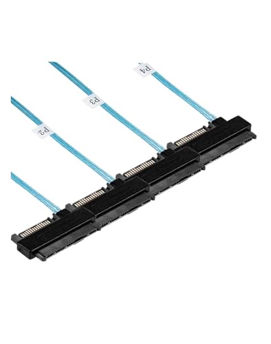 Cable S/AS SATA SFF-8643 a 4 SFF-8482 1m miniatura 3