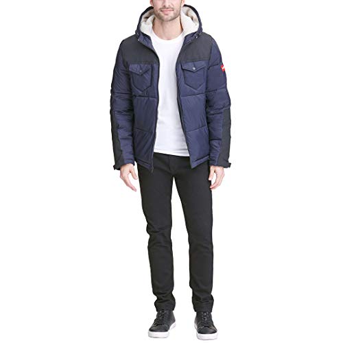 Image of Levi's Men's Performance Hooded Puffer Trucker Jacket (Regular & Big & Tall Sizes)