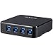 StarTech.com USB 3.0 Peripheral Sharing Switch - 4 USB 3.0 (5Gbps) x 4 Computers - Mac / Windows / Linux - USB A/B Switch - USB Switch (HBS304A24A)