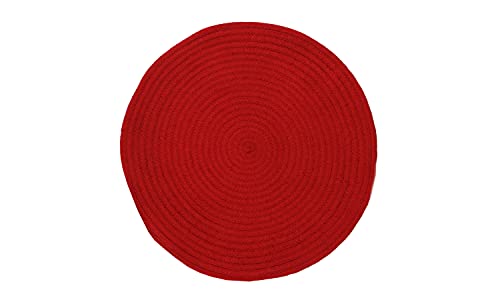 Tapis Réversible Effet Cordage, 70cm, Rouge Cover