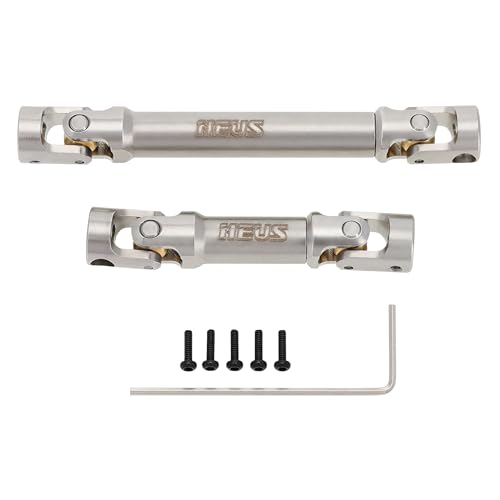 MEUS RACING Stainless Steel TRX4M Driveshaft, Drive Shaft for Traxxas 1/18 TRX4M High Trail K10/F150 RC Crawler Upgrade Parts