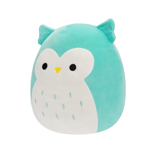 Squishmallows Original 14-Inch Winston Teal Owl - Large Ultrasoft Official Jazwares Plush