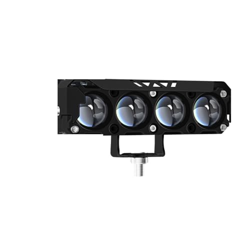LED �I�[�g�o�C�w�b�h���C�g �g���b�N �g���N�^�[ SUV ATV 4x4 �I�t���[�h���s�ɓK������w�b�h���C�g 12V LED �X�|�b�g���C�g �f���A���J���[ �n�C/���[�r�[�� �X�|�b�g�t�H�O�����v(4 Lens Light)