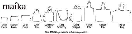maika unisex-adult Maika Recycled Canvas Carryall Tote Bag - Image 7