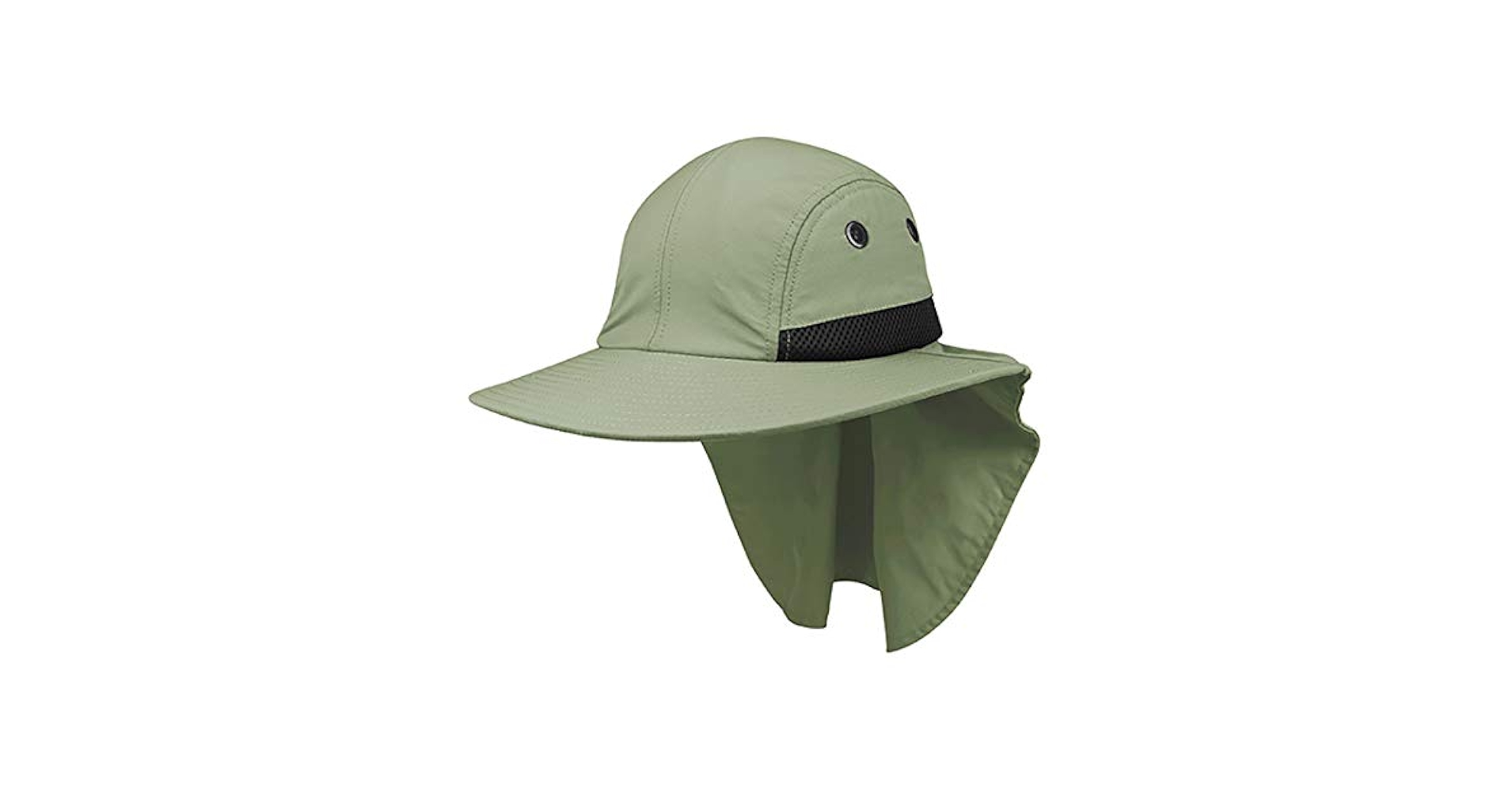 4 Panel Large Bill Flap Hat-Olive W15S48B at Amazon Men's
