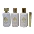 Jo Milano Game of Spades Royale 4-Piece Gift Set Unisex, (3.4 Oz Parfum Spray + 6.8 Oz Body Cleanser + 6.8 Oz Body Cream + 0.27 Oz Refillable Atomizer)