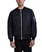Karl Lagerfeld Paris Men's Camo Bomber, Black