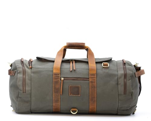 55L Nomad Canvas Duffel (Green)