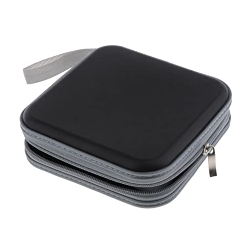 La mejor comparación de Estanterías para CDs los mejores 5. 46 Fenteer Porta CD Estuche Potatile de DVD, Funda de Plástico de 40 Discos para CD/DVD, Negro