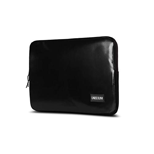 Housse MacBook Air 13 en tissu noir recyclé pour le bureau et les déplacements
