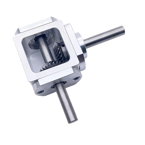 Gearbox 1 to 1 Transmission 90 Degree Commutator 8mm Output Shaft Reversing Angle Device Spiral Bevel Gear Steering Gearbox Steering Direction