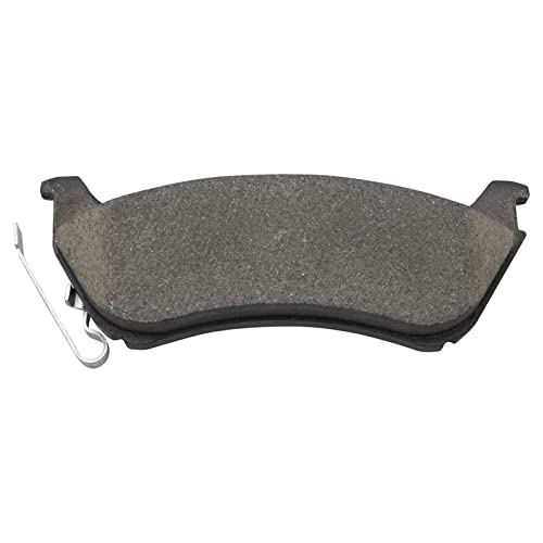 Image of TRQ Rear Brake Pad and Rotor Set Ceramic Parking Brake Shoes Compatible with 1998-2003 Mercedes-Benz ML320 2003-2005 ML350 1999 ML430