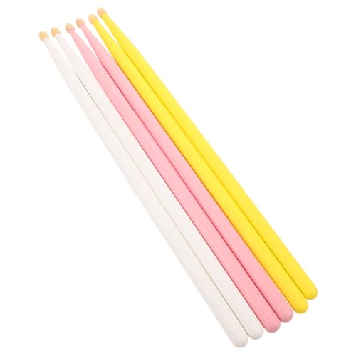 3 pares de baquetas maple 5A colores variados miniatura 1