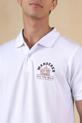 Image of FYLTR Men's Slim Fit Polo T-Shirt with Contrast Tipping Collar - Soft Handfeel | Casual T-Shirts for Men