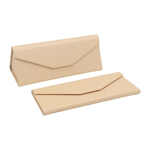 Image of Real Sic Glasses Case for Men and Women - Magnetic Folding Hard Shell Sunglass Holder - Inspired by Solid Color