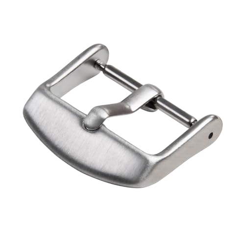 Archer Watch Straps - Hebillas de Acero Inoxidable para Correas de Reloj (Plata Cepillada, 22mm)