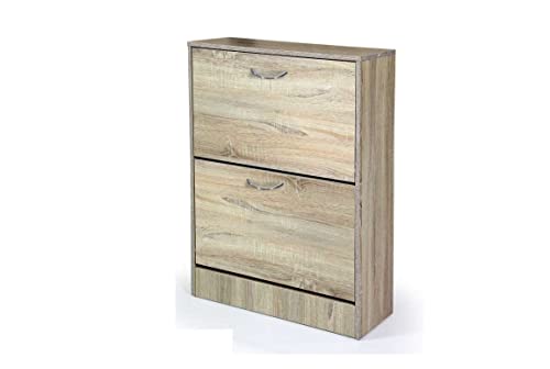 GICOS SRL Scarpiera 2 Ante Gaia Color Rovere cm 63x24x80