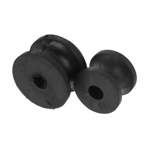 Cabilock 2pieza Accesorios para Ventiladores de Techo Poleas Montadas Rueda de Tracción Giratoria Anillo Amortiguador para Reemplazo y Reparación Sistema de Poleas Resistente para Ventilado