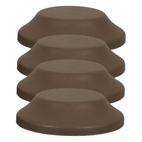 BESTonZON 4個パティオパラソルキャップ ユニバーサル対応の屋外用傘先端カバー 風に強い取り付け簡単な傘修理パーツ プラスチック製でガーデ