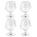 Produktbild Ideen mit Herz 4 kleine Cognac-Gläser | Cognacschwenker-Set | 200 ml je Glas | 11,8cm hoch | Glas: Ø 8,5cm | Öffnung: Ø 5,7cm | 4 Stück