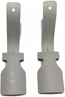 Feeties Shoe Horn Lazy Shoes Helper Slider Easy On Shoes Plastic Shoehorn for Men, Women and Kids - Fits for All Types of Shoes Grey