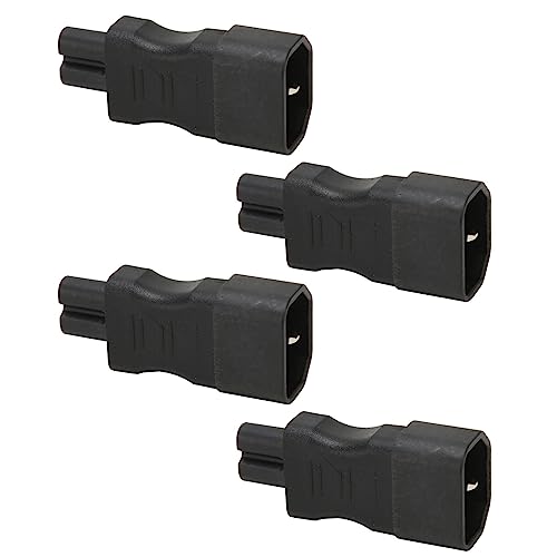 BAFOVY Adaptador de Corriente IEC320 C14 a IEC320 C7, Cobre, Potencia Nominal 2500W para Zócalo de Ordenador Portátil con Chasis PDU