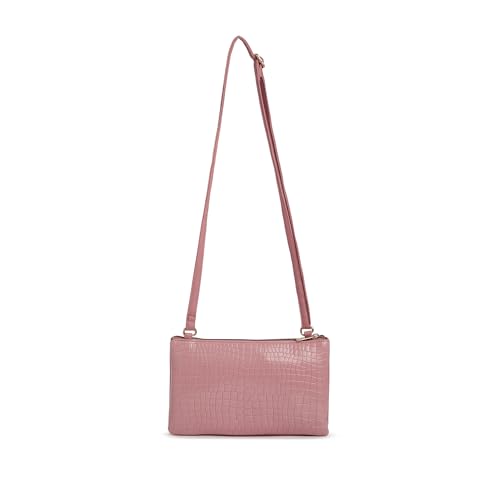 Image of Caprese Suzie Sling Small Bag for Women | Stylish Sling Bag with Adjustable Strap, Secure Zip Closure for Comfortable Wear |Versatile Handbag for Everyday Use, Travel and Special Occasions
