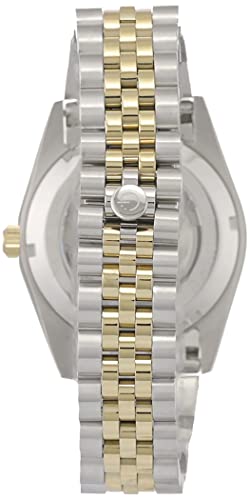 Gevril 48904 Men's West Village Automatic Watch, Two Toned SS IPYG Bracelet with Deployment Buckle3