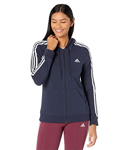 adidas womens Essentials Logo Full-zip Hoodie - Main Image