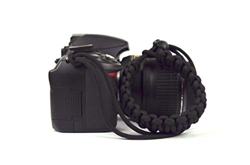 Image of Paracord Wrist Strap for robust hand grip to hold all DSLR camera /heavy gear /Binocular