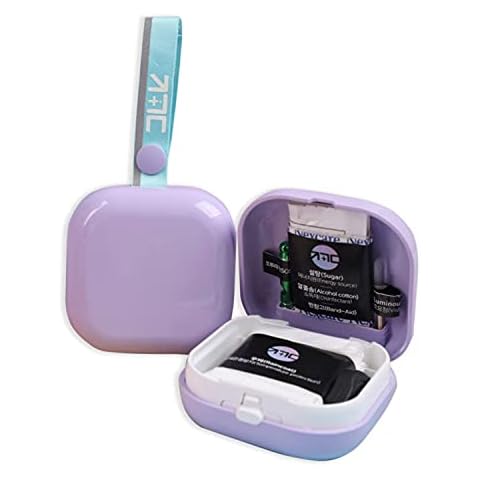 KD Home GIKIDA Survival Kit, Perfect During Family Outing, Camping, Climbing, Backpacking, Travel, Ultra-Light, Easy to Carry, Tracker for Emergencies Purple Cover
