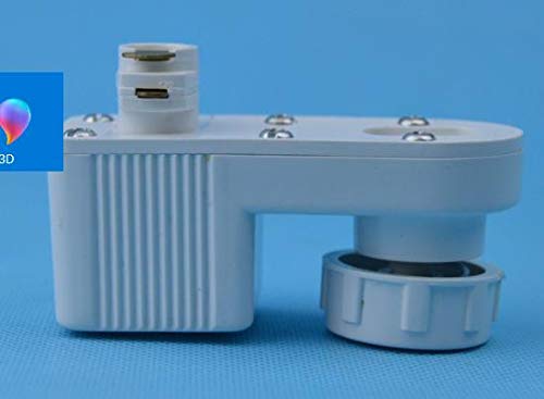 Wiring Connecting Terminals - LED Track Light Head Metal Halide Track Lighting Accessories Shell spotlights Parts - (Color: White, Package: Under 5Pcs)