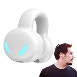 Experiencia musical única: con estos auriculares inalámbricos de clip, puedes disfrutar de una experiencia musical única sin cables ni auriculares. La atractiva y brillante luz LED de respiración se ve genial y añade un toque de estilo a tu ropa.