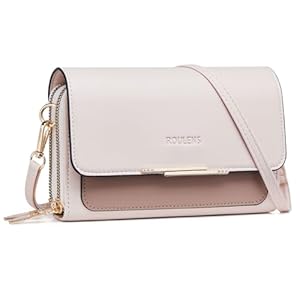 Klein Handy Umhängetasche,Damen Kleine Umhängetasche,PU Leder Crossbody Schultertasche Reisepass Handytasche mit Kartenschlitz Verstellbar Abnehmbar Schultergurt