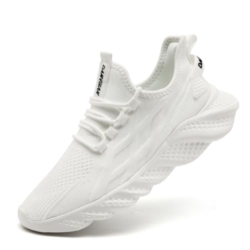 UROMGV Herren Sportschuhe Sneaker Laufschuhe Turnschuhe Herren Tennis Jogging Walkingschuhe Leichtgewichts Atmungsaktiv Freizeit Straßenlaufschuhe Fitness Schuhe Weiß EU 45 UROMGV Herren Sportschuhe Sneaker Laufschuhe Turnschuhe Herren Tennis Jogging Walkingschuhe Leichtgewichts Atmungsaktiv Freizeit Straßenlaufschuhe Fitness Schuhe Weiß EU 45