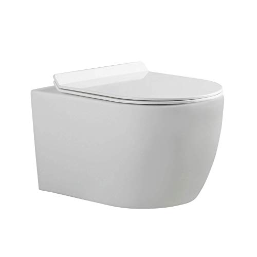 Inodoro suspendido Dakota con descarga rimless - color blanco miniatura 1