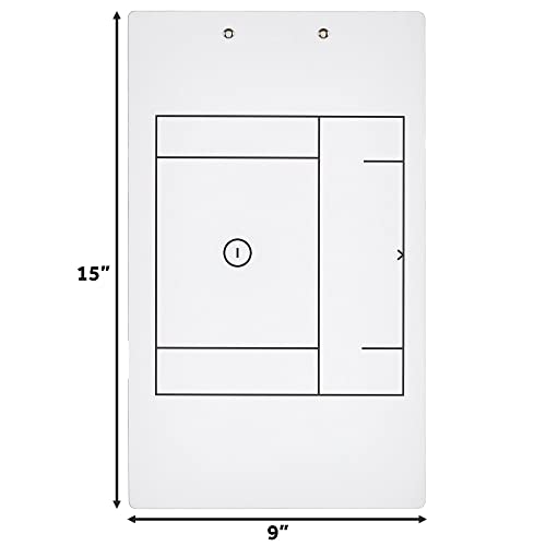 Murray Sporting Goods Dry Erase Double-Sided Lacrosse Coaches Clipboard #TOP4