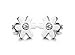 Aegean Jewelry Titanium Stainless Steel Lady's Charming Stud Earring with a Gift Box and a Free Small Gift