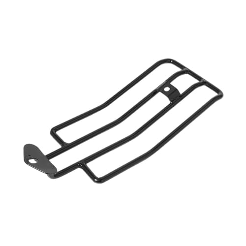 Support porte-bagages moto robuste avec fixations rigides