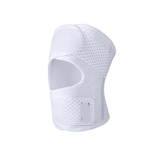 CHYLMAPHEN 2pcs Sports Kneepad Pressurized Elastic Knee Pads Knee Support Fitness Gear Non-Slip for Volleyball Football Dance Yoga Tennis Running(White 1,M)