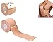 Générique DENUDEY Soutien-Gorge à Bande de Seins Poitrine Invisible Auto-adhésive No Bretelles Soutien Gorge Adhesif, NO LATEX, Boob Tape, avec 8 Couvre-tétons, Cache-tétons (7.5cm | Bonnets B-D)