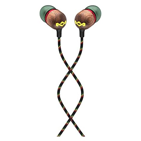 Auriculares House of Marley Smile Jamaica Alámbricos de Madera Verde Cover