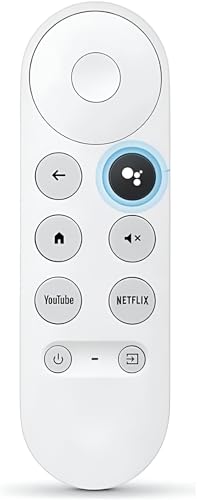 Controle Remoto Compativel Google Tv 4k, Branco Bluethooth
