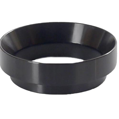 Vepoty コーヒー投与リング 磁気 飛散防止 コーヒー漏斗 アルミ コーヒーリング 51mm エスプレッソマシン アクセサリー 黒