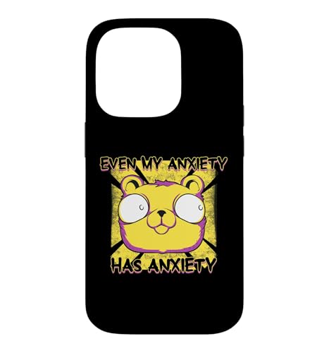 Even My Anxiety Has Anxiety Funny Bear Lovers ������ �X�}�z�P�[�X iPhone 14 Pro �p