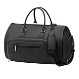 Travel Garment Bag for Men Women Convertible Carry on Garment Duffel Bag 3 in 1 Hanging Suitacase Travel Bag